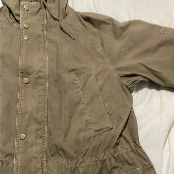 Barbour engineered garments Tan Military Field Jacket with Epaulettes - Picture 6 of 13